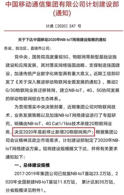 中國移動(dòng)計(jì)劃建設(shè)部通知